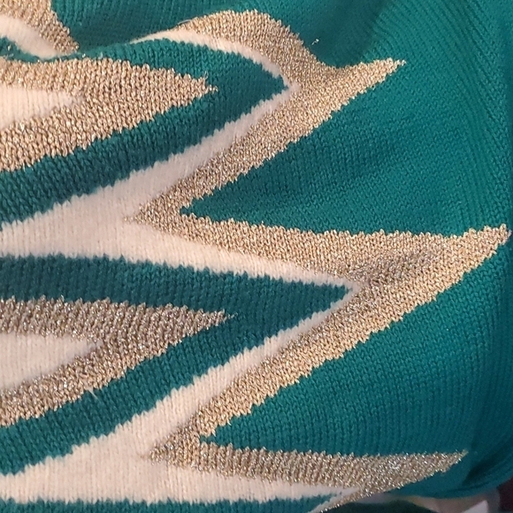 Vintage Bold Print Retro Sweater M - Picture 4 of 12